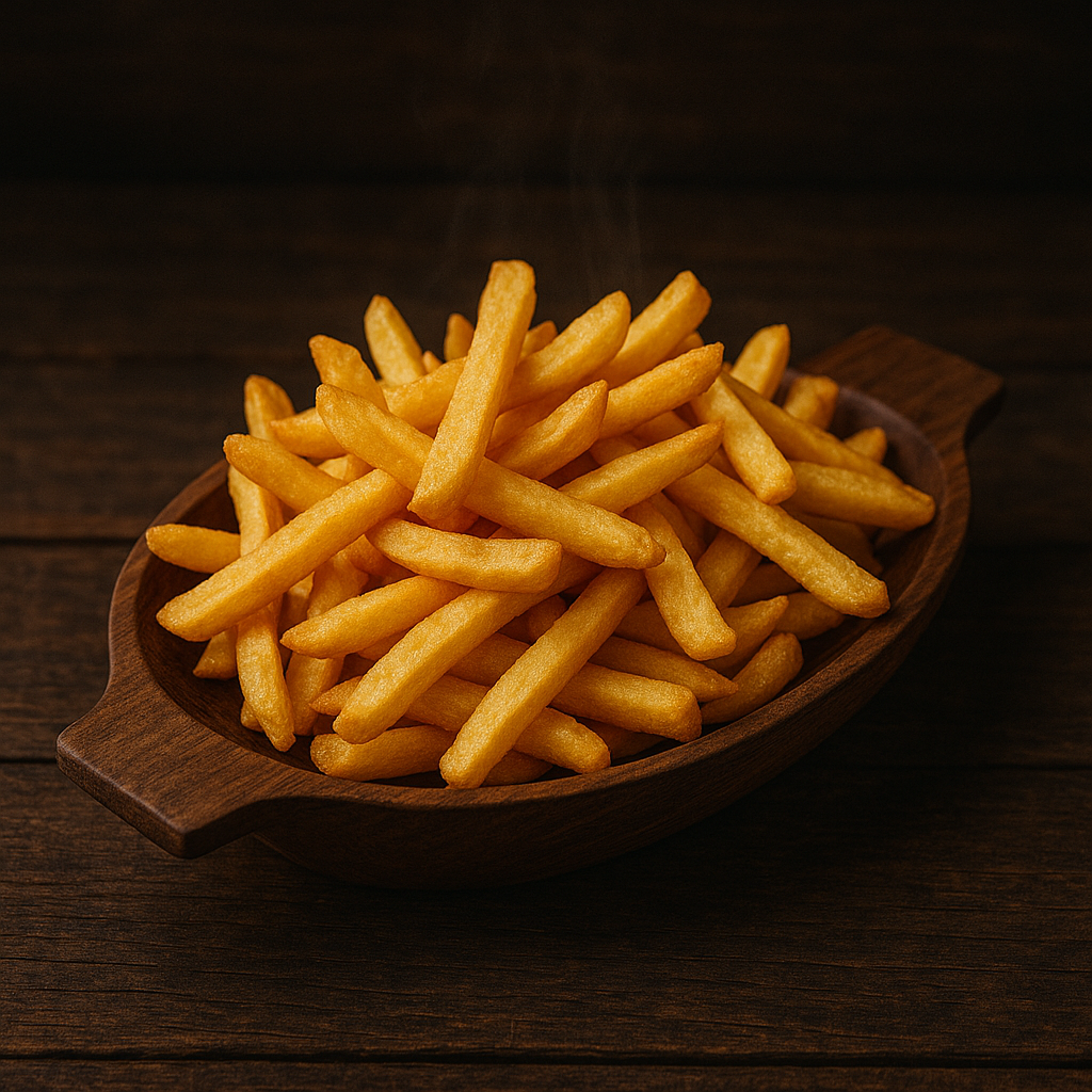 Porção de batata frita tradicional